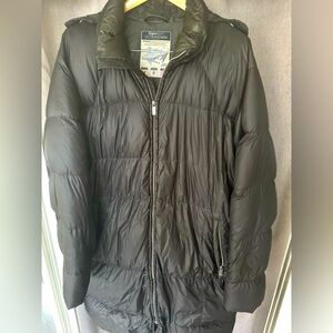 *** Designer Winter Coat - Zegna Sport (Black-XL) ***
